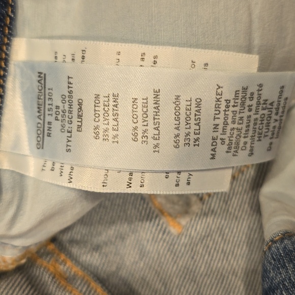 Good American Good Classic hi-rise skinnyish fit Jeans NWT $159 in size 4/27 - Picture 12 of 13